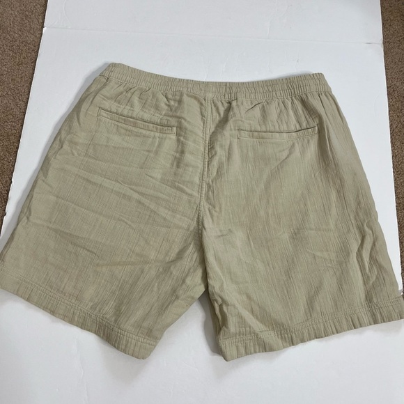 Abercrombie & Fitch Relaxed Pull On Short Size Large New Beige - Picture 2 of 8
